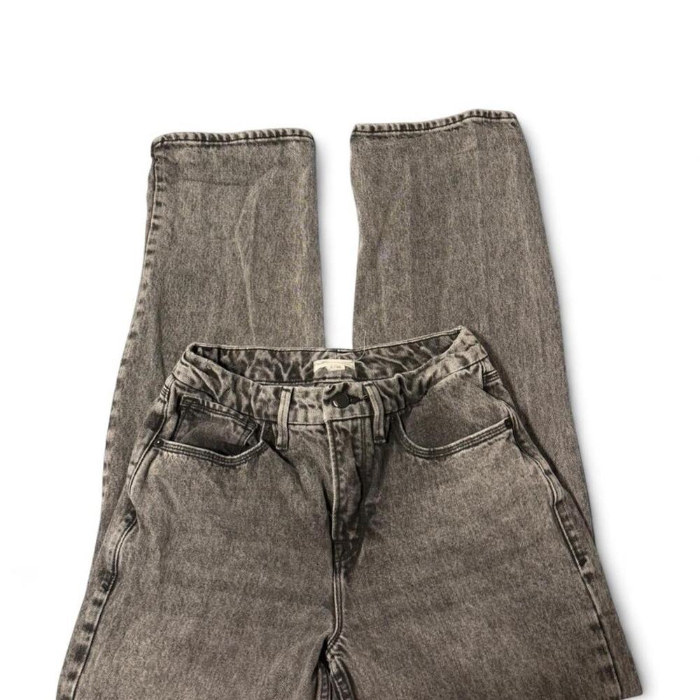 Good American Good Icon Loose Fit Straight Leg Jeans in black239 Size 2-26